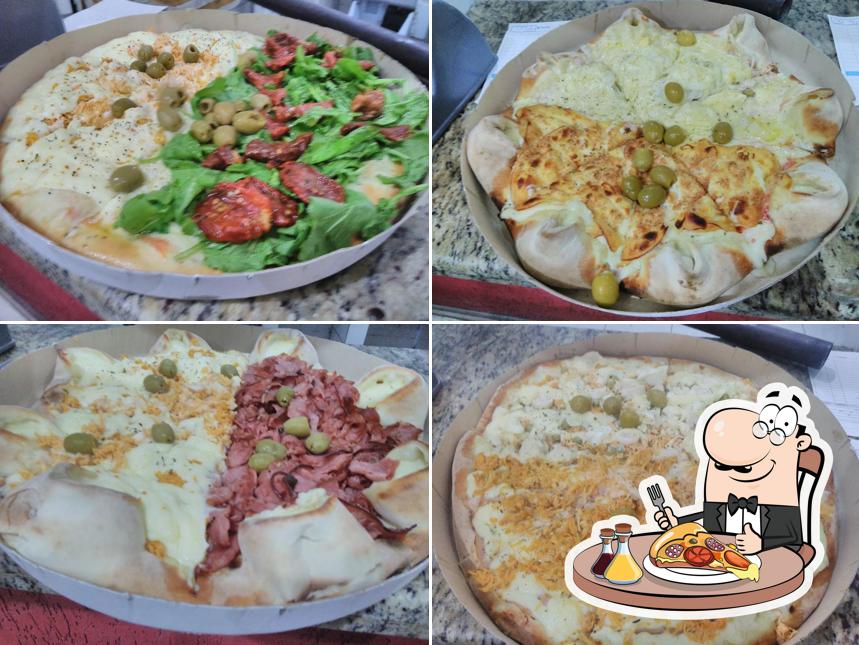 Peça diversos tipos de pizza