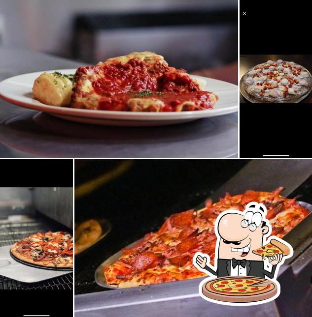 Get pizza at Benvenuti Café Restaurant