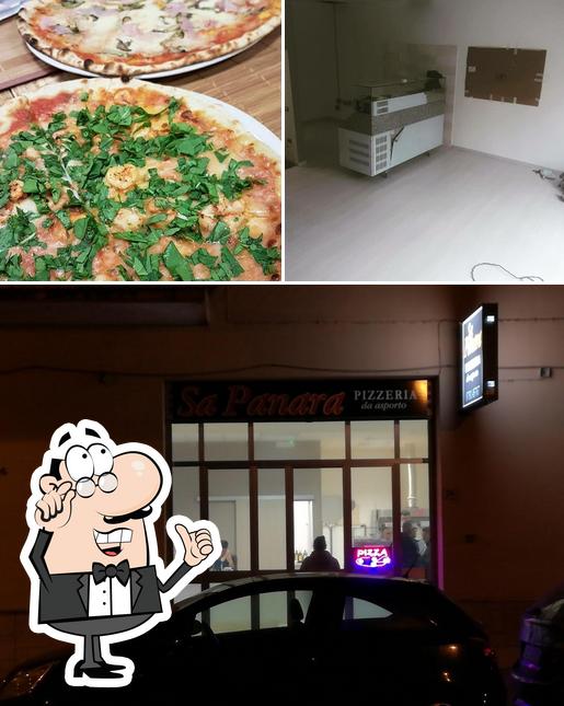 La photo de la intérieur et pizza concernant Sa Panara