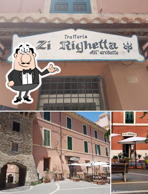 L'intérieur de Trattoria Zi Righetta