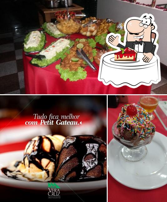 Galeteria Vera Cruz provê uma variedade de pratos doces
