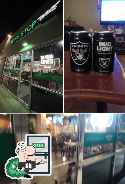 This is the image showing exterior and beer at Wingstop