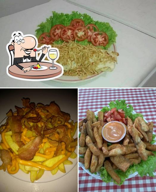 Comida em Rose lanches e pizzaria