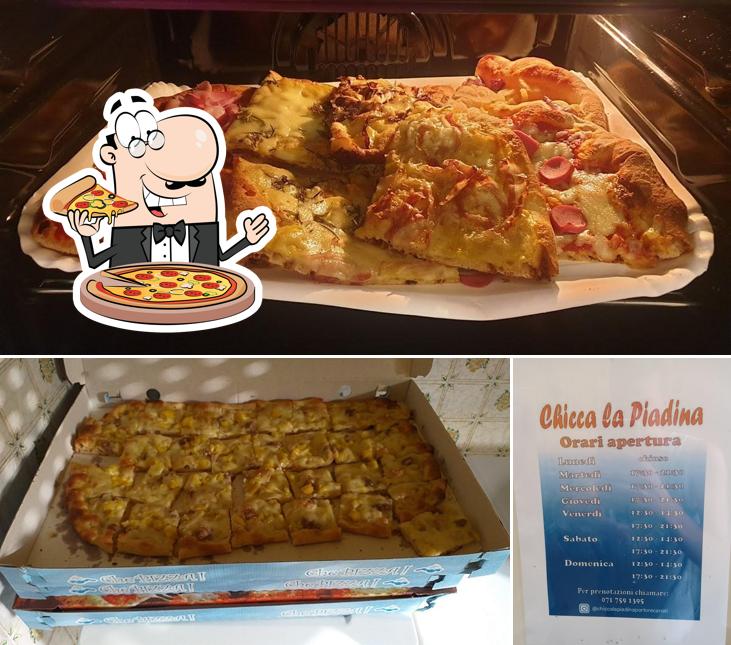 Scegli tra le svariate varianti di pizza