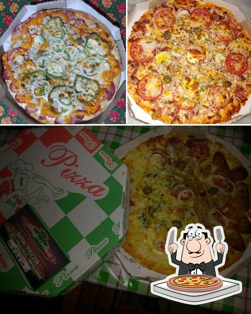 Escolha diversos tipos de pizza