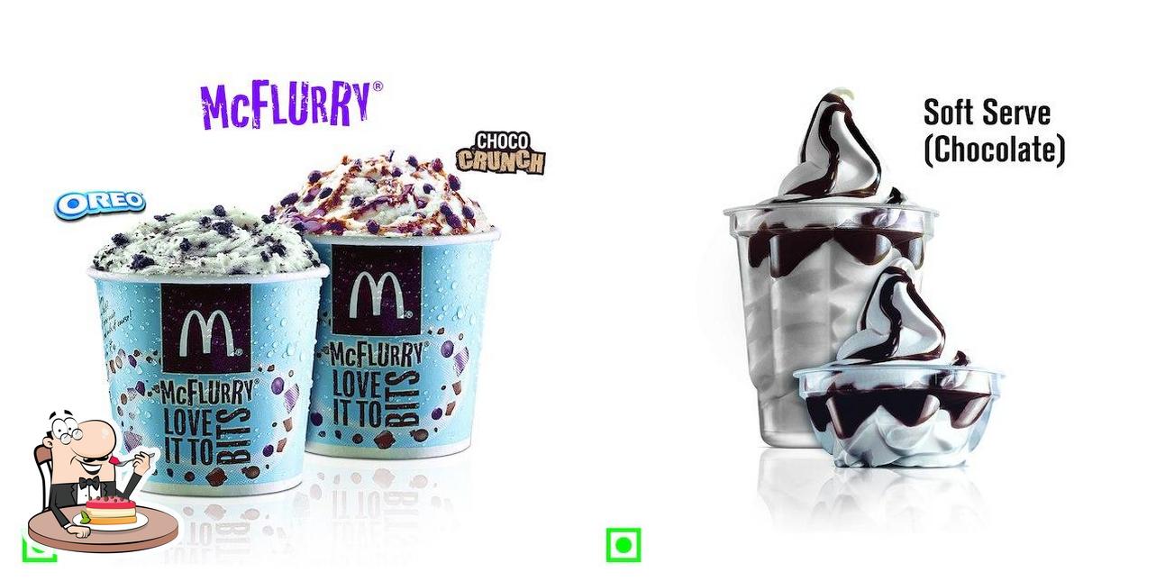 McDonald's, McDelivery serves a range of desserts