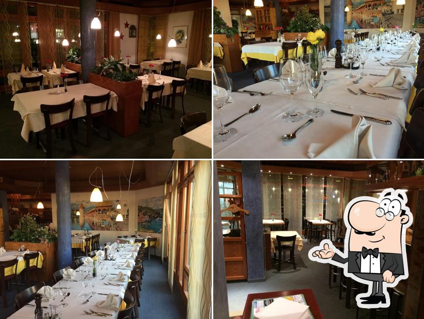 Gli interni di Restaurant Chrebsbach La Rusticana