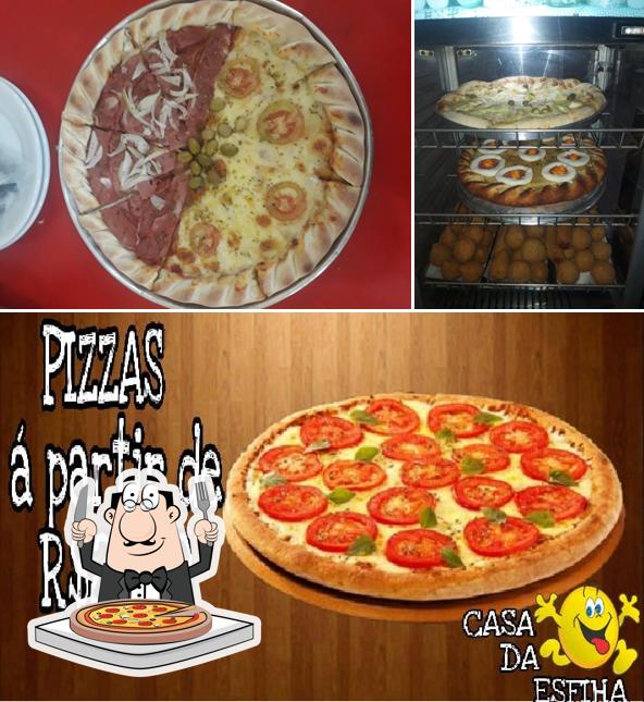 Escolha pizza no Casa Da Esfiha