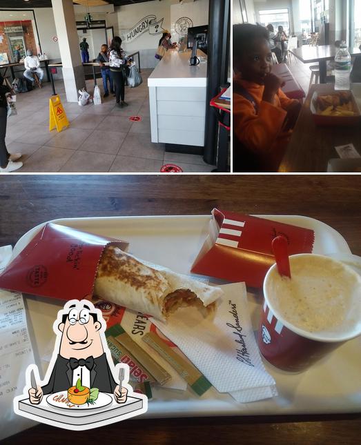 Vérifiez la photo indiquant la nourriture et intérieur concernant KFC Benoni CBD