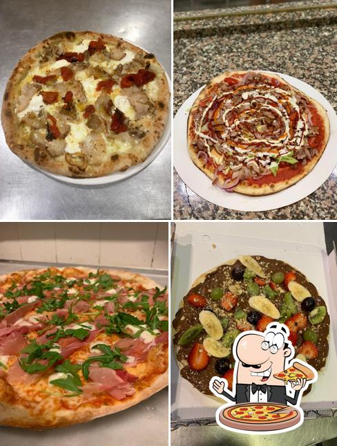 Prenez différents types de pizzas