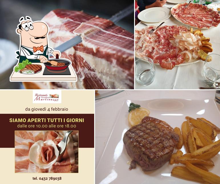 Prenez des repas à base de viande à Ristorante Prosciutteria Martinuzzi