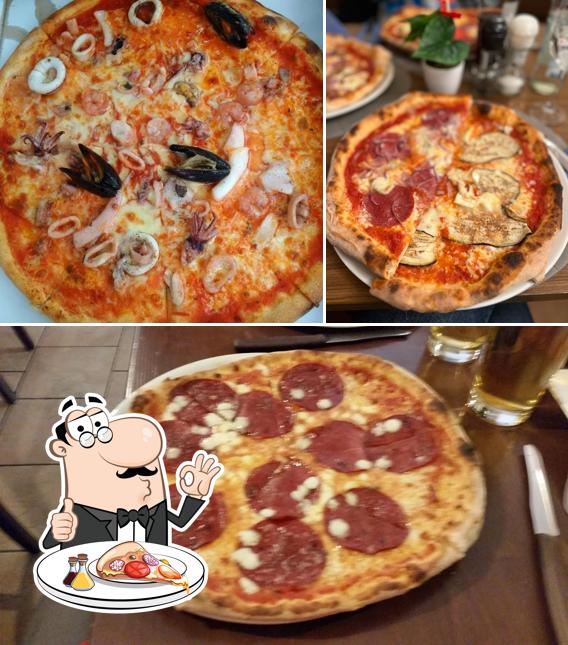 Essayez des pizzas à Restaurant La Rusticana