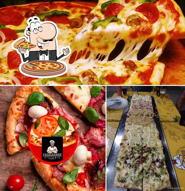 Order pizza at Pizzaria casagrande