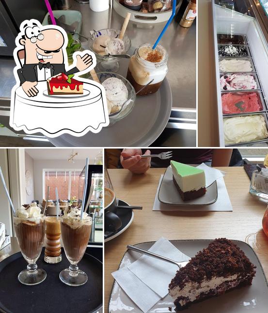"Cafe Geschmackssache" предлагает широкий выбор десертов