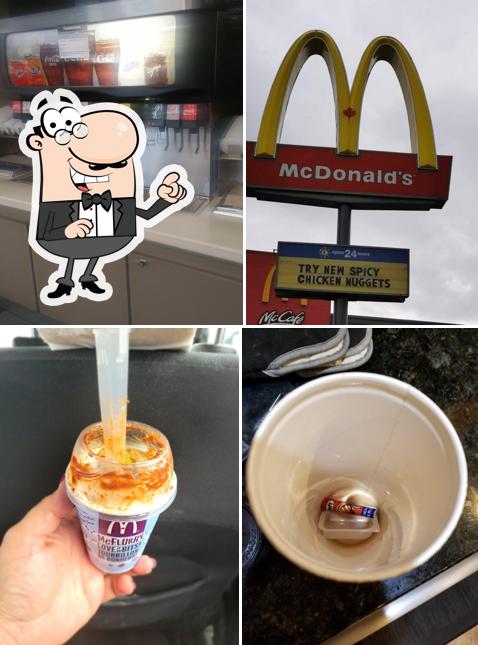 L'intérieur de McDonald's