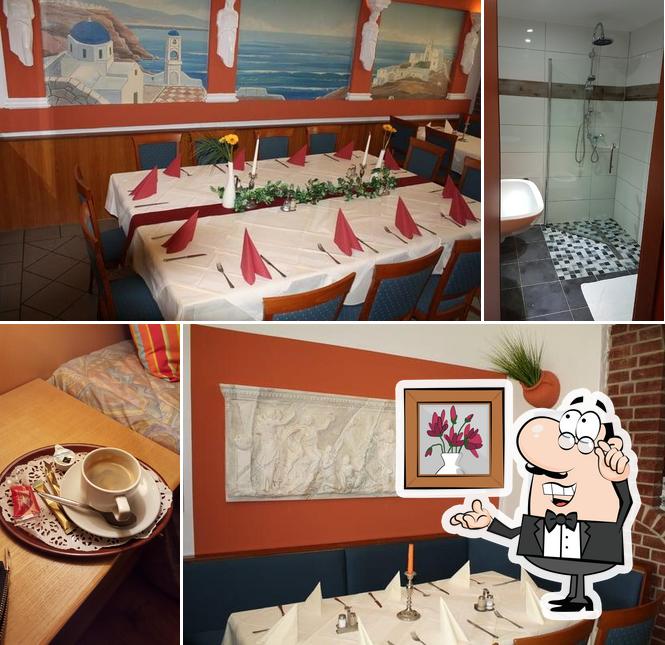 L'intérieur de Hotel-Restaurant Mykonos