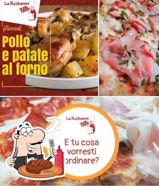 Prenditi i un pasto a base di carne a La rusticona