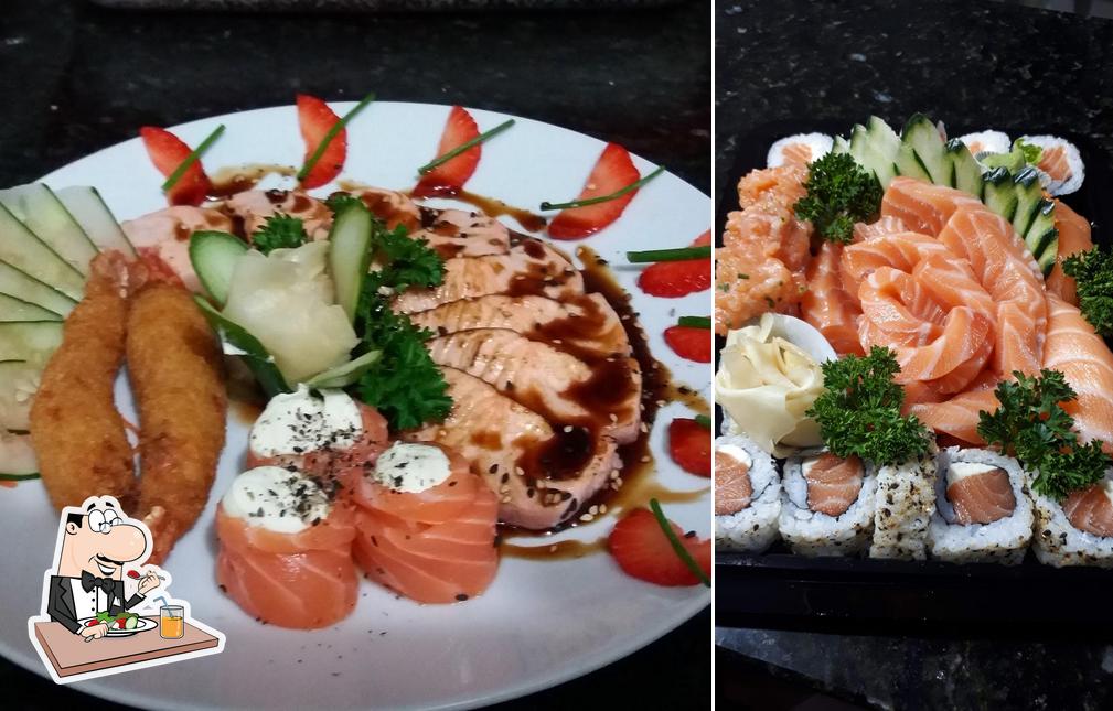 Platos en Taishi Sushi