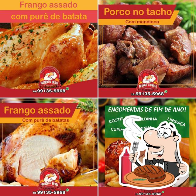 Experimente refeições de carne no Restaurante Frango na Brasa Presidente Prudente SP