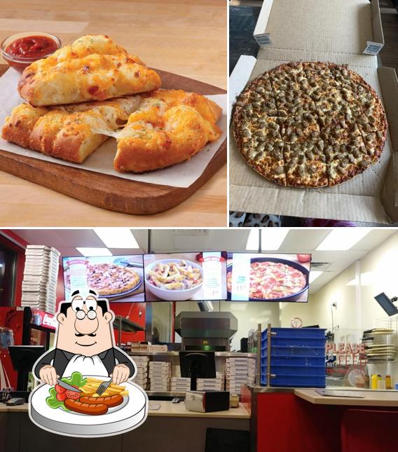 Domino's Pizza is distinguished by food and interior