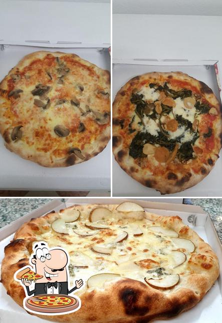 Probiert eine Pizza bei La Bottega Della Pizza, sirmione