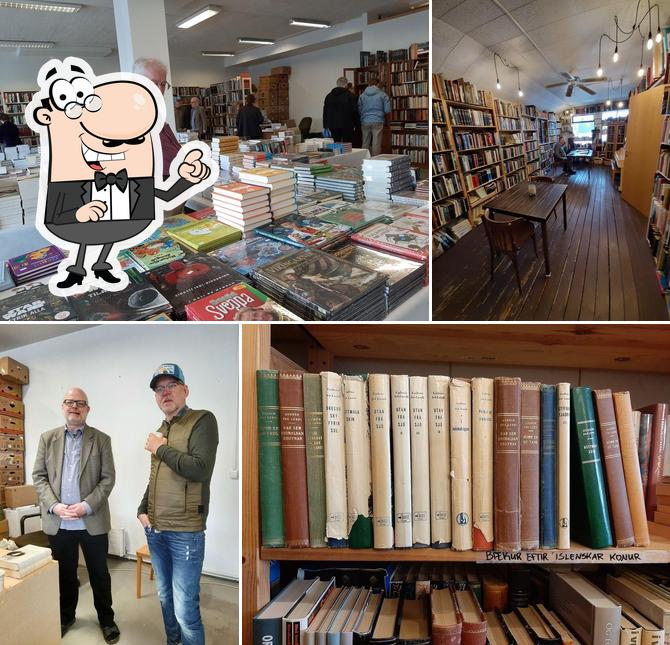 L'intérieur de Bókakaffið - Books & Coffee