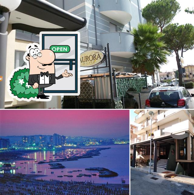 Gli esterni di Hotel Aurora