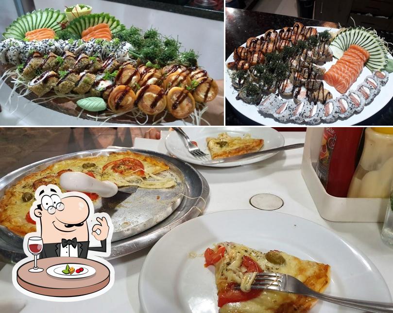 Comida em Restaurante kallua Lanchonete Japão e Pizzaria