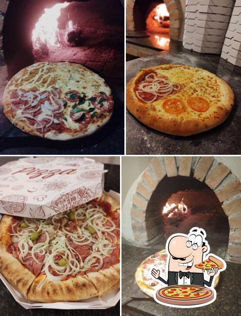 Peça diversos tipos de pizza