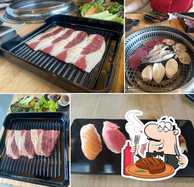 Order meat meals at Fuki Yaki