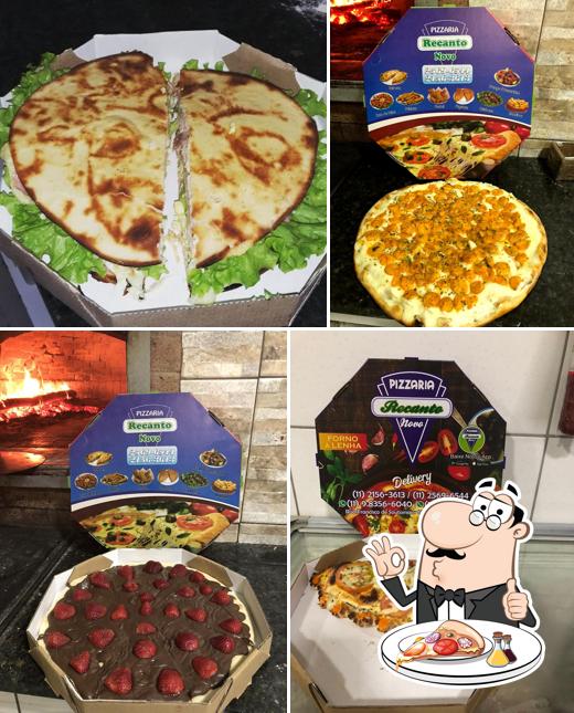 Consiga pizza no Pizzaria Recanto Novo