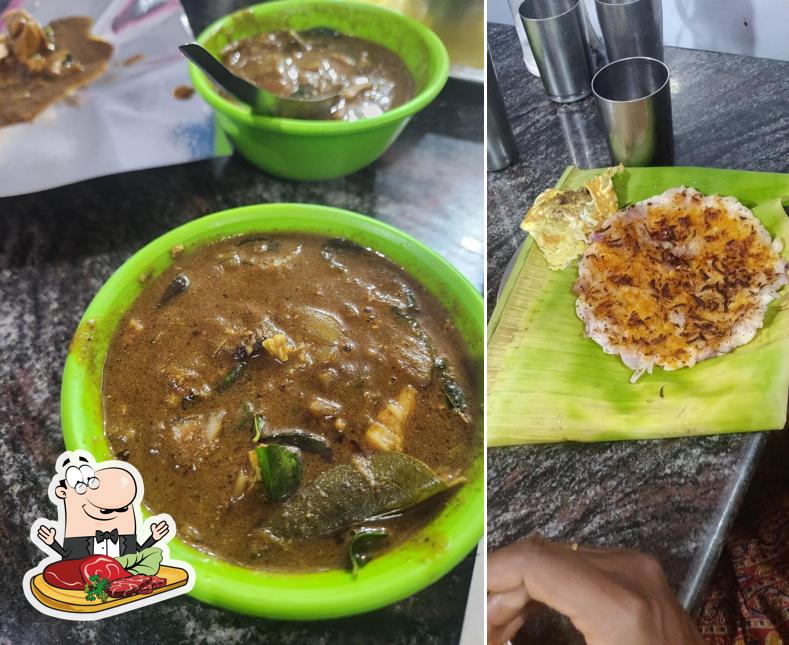 Order meat dishes at Thamu Restaurant