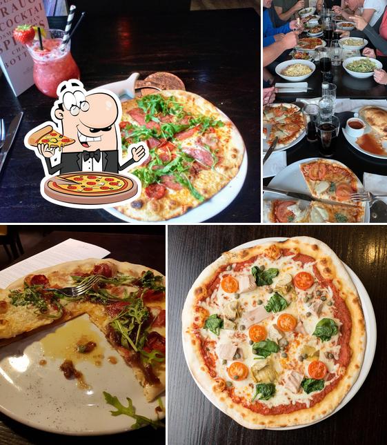 Try out pizza at Fratello's Italian Restaurant