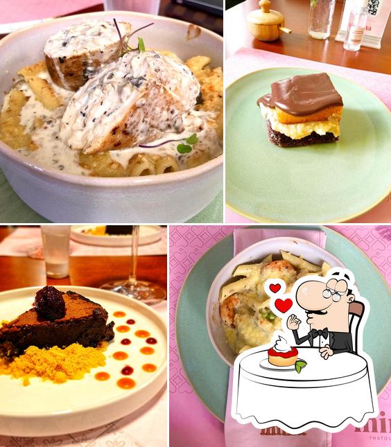 Mima Restaurante serve uma seleção de sobremesas