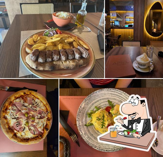 Food at April Beograd café & restaurant