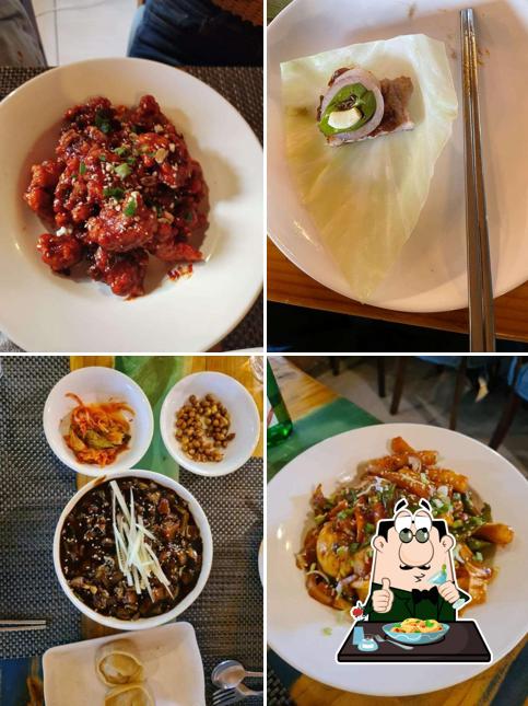 Meals at Sun and Moon Korean Restaurant