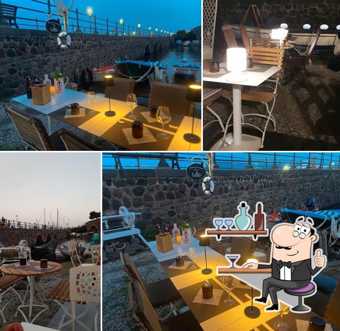 Gli interni di Mare in cucina