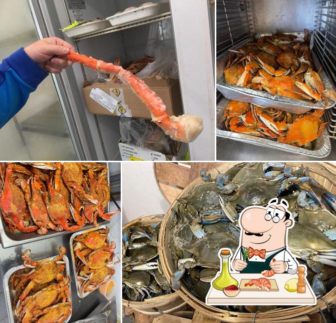 В "Rick's Seafood House" вы можете попробовать разнообразные блюда с морепродуктами