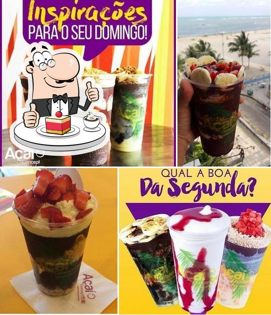 Açai Concept Candeias oferece uma escolha de sobremesas