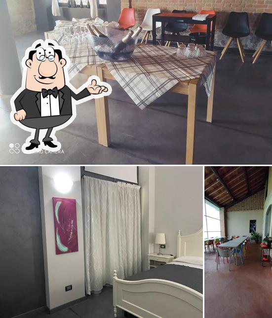 Gli interni di Locanda Il Casale