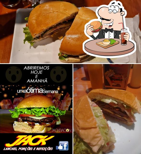 Peça um hambúrguer no Jack Lanches