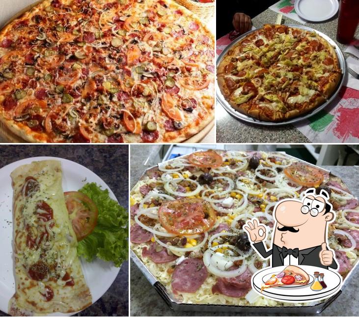 Order various types of pizza