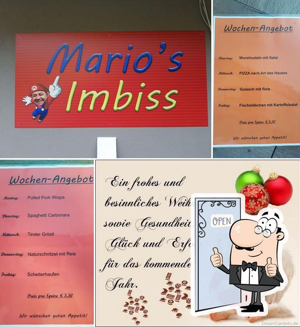 Это фотография ресторана "Mario's Imbiss"