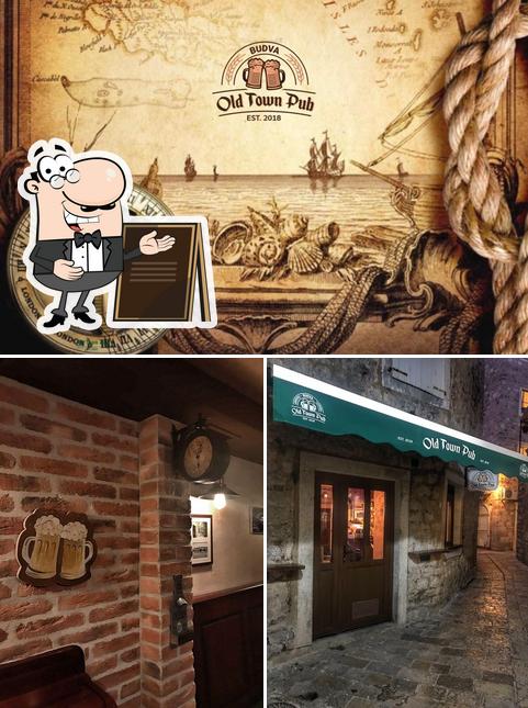 Das Äußere von Old Town Pub Budva