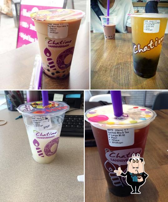 Chatime Bubble Tea sert un nombre de boissons