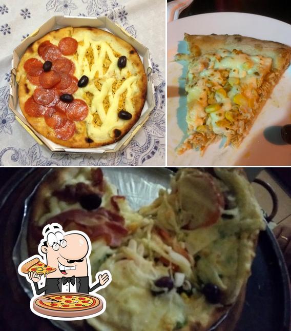 Peça pizza no Pizza Bari