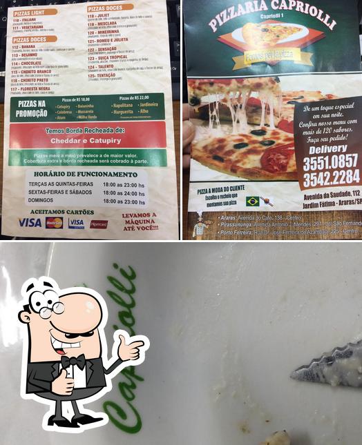 Взгляните на снимок пиццерии "Pizzaria Capriolli Fatima"