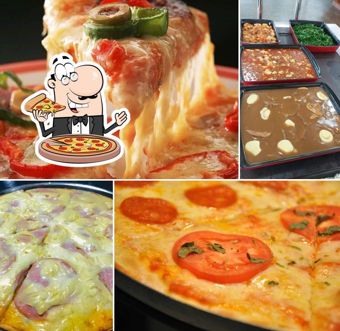 No Pizzaria Micheli, você pode provar pizza