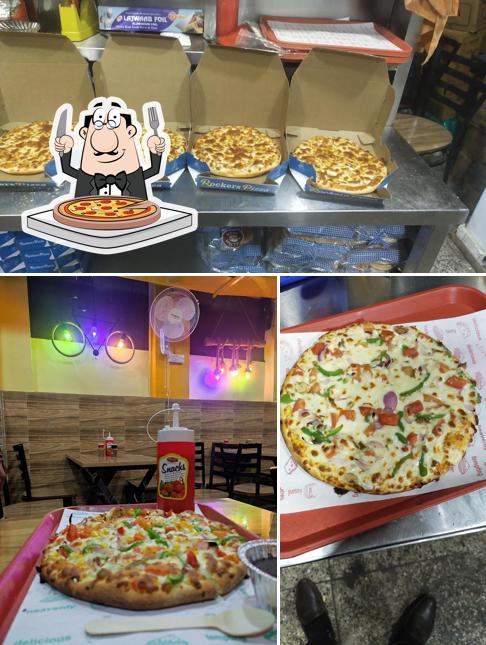 Try out pizza at Rockers Pizza