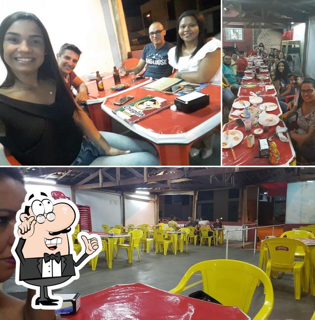 O interior do Pizzaria Chaplin